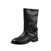 Autumn cowhide Western Boots