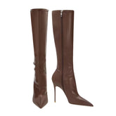 Winter Brown Knee High Boots