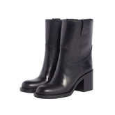 Women's Spring Cowhide Ankle Boots