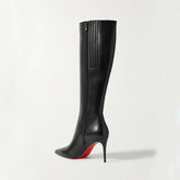 pointed Toe black high Boots