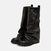 ArdenFurtado Black Trouser legs Knight Boots