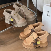 Autumn Faux Suede Ankle Boots