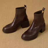 Autumn Warm Knitted Stretch Sock Boots