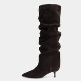 Autumn Winter Suede Knee High Boots