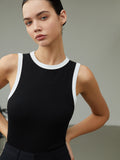 Worth A Million Contrast Trim Tank Top