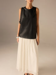 Chiffon Pleated Dress