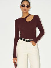 Long Sleeve Cut-Out Bodysuit