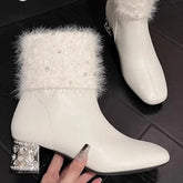 Crystal Ankle Boots