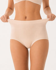 5-Pack High Waist Seamless Lyocell Cotton Briefs