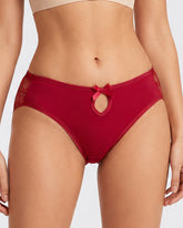 5-Pack Seamless Lace Openwork Cotton Crotch Panties