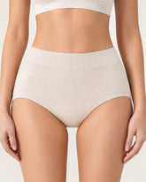 5-Pack Seamless Cotton Tummy Control Heart Jacquard Antibacterial Briefs