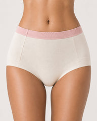 Multi-Pack Mid Waist Pure Cotton Antibacterial Breathable Briefs
