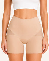2-Pack High Waist Tummy Control Seamless Breathable Mesh Shaping Shorts