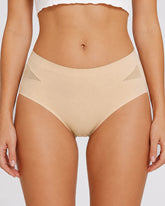 5-Pack Seamless Mesh Cutout Elastic Panty