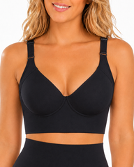 Women's Extra Firm High Compression Full Cup Push Up Bra