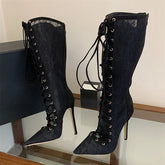 Eilyken Street Style Knee-High Boots