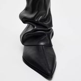 Elegant Kitten Heel Ankle Boots