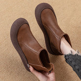 Fall/Winter Genuine Leather Ankle Boots
