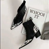 Chunky Heel Ankle Boots