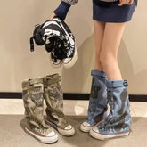 Trouser Barrel Stacking Boots