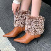 Warm Plush Ankle Boots
