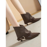 High-heeled Ankle Boots