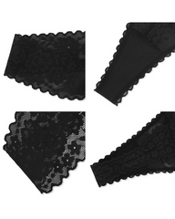 Soft Lace Cheeky Thong Underwear