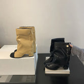 High Heeled Knight Boots