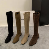 Luxury Designer Vintage Women Knee High Boots