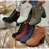 Spring Winter Versatile Women Boots