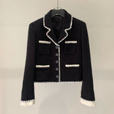 Tweed Knitted Short Jacket