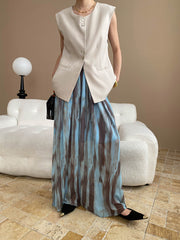 Long high waist skirt