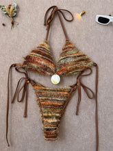Printed Halter Bikini Two-pieces Bikini Set
