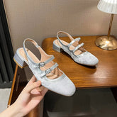 Retro Bag Head Mary Jane Shoes