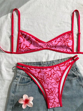 S - XL Printed Bikini Two-pieces Bikini Set