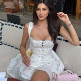 Sexy Slim Fit Short Floral Print Dresses