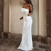 Solid Color Long Dresses