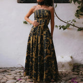 Vintage Hollow Out Sleeveless Bohemian Dresses