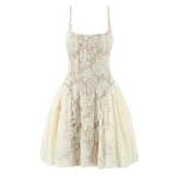 Sexy Party Sleeveless Lace Dresses