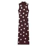 Vintage Polka Dot Maxi Dresses