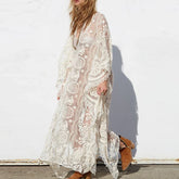 Perspective Loose White Long Dresses