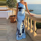 Sexy Backless High Waist Slim Dresses
