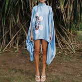 Batwing Sleeves Casual Dresses