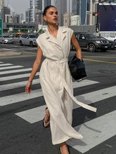 Temperament Cotton Hemp Dresses