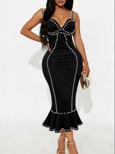 Lady Elegant Sleeveless Wrap Hip Mermaid Dresses