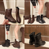 Sharp Pointed Elastic Slim Ankle Boots