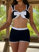 Splicing Bowknot Bikini Two-pieces Bikini Set