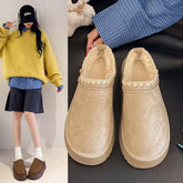 Thick Soled Snow Boots