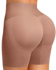 Seamless Form-fitting Tummy-control Hip-lifting Shaping Shorts