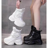 High Top Korean Version Thick Soled Cotton Boots